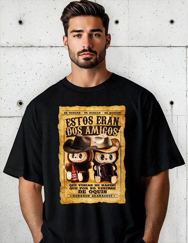 Playera Labubu Norteño, No Te Preocupes, Cardenales Algodón