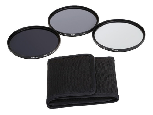 Andoer - Kit De Filtros De Densidad Neutra (77 Mm, 77 Mm)