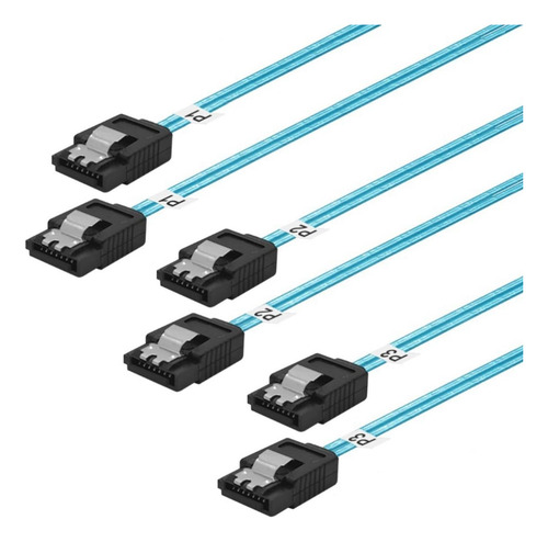 Adcaudx Sata-iii Cable:12 Pulgadas,3 Pack Sata 6gbps Cabl...