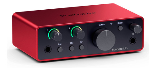 Pack De Audio Focusrite Studio Scarlett Solo 4ta Generación