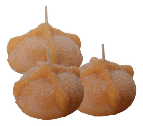 Vela Pan De Muerto Kit 3pzs