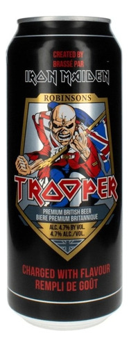 Lata De Cerveza Iron Maiden Trooper 500ml