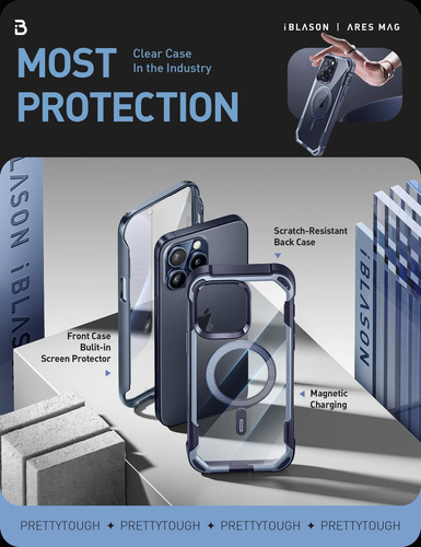 Phone Case I-blason Ares Magnetic W/ Screen Protector iPhone