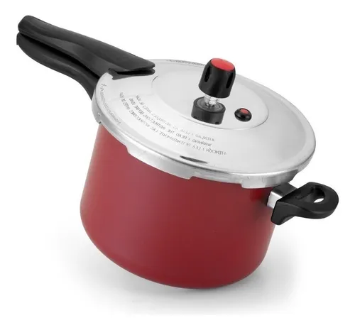 comprar Panela De Pressão Fechamento Externo Antiaderente 4,5l Cor Vermelha Premium