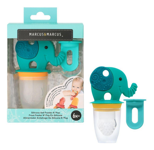 Alimentador Em Silicone 3 Em 1 Elefante Ollie Marcus &