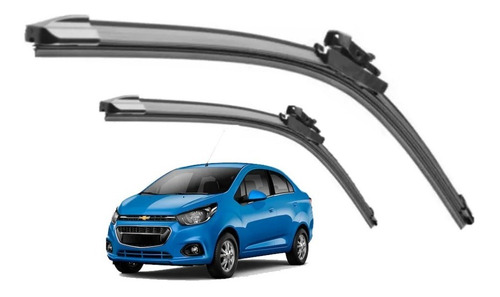 Par Plumas Limpiaparabrisas Chevrolet Beat 2018