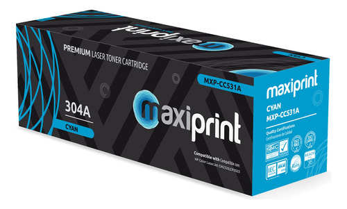 Toner Maxiprint Compatible Hp Canon Cc531a Ce411a Cf381a 118