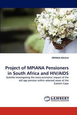 Libro Project Of Mpiana Pensioners In South Africa And Hi...