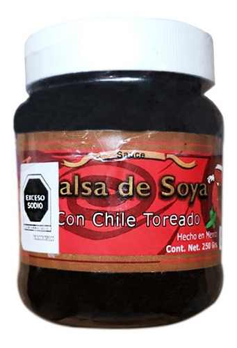 Salsa De Soya C/chile Toreado , Toyo Foods, 250 G