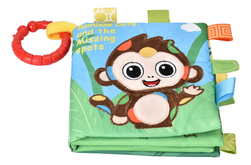 Libro De Tela, Juguete Baby Soft Story, El Bebé Sonaja Tempr