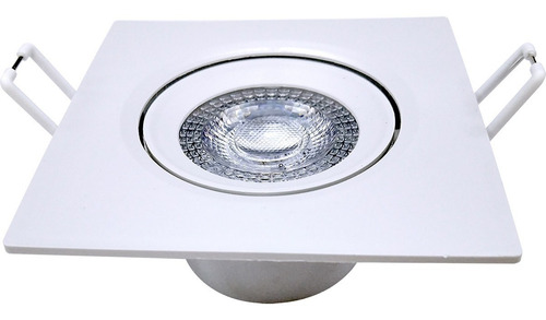 Imagem 3 de 7 de Spot Led Quadrado Supimpa Bivolt 5w Luz Amarela Avant 5 Uni.