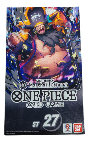 One Piece St 27 Black Marshall D Teach St 27 Inglés