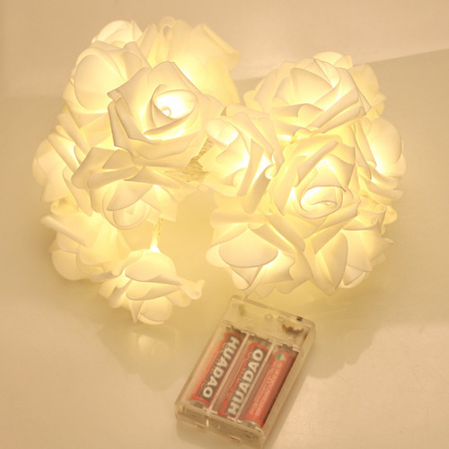 Cadena De Luces En V Que Funcionan Con Pilas Para Interiores