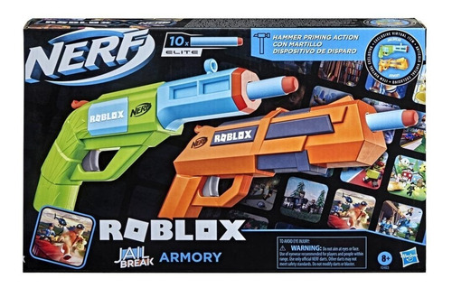 Nerf Roblox Jailbreak 10 Dardos Hasbro F2483