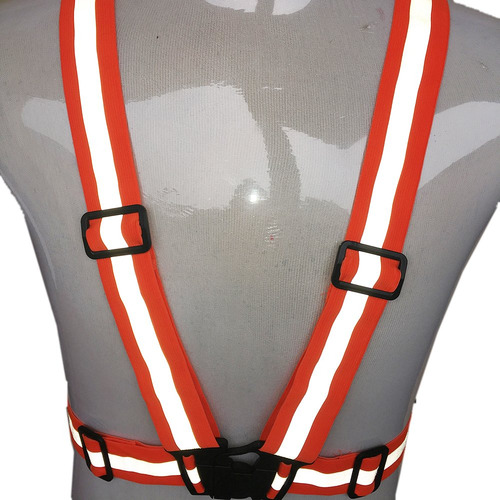 Chaleco Reflectante Ligero Ajustable Zojo Modelo Naranja Neó 10 Unidades-naranja Neón Talle Del Chaleco Reflectivo