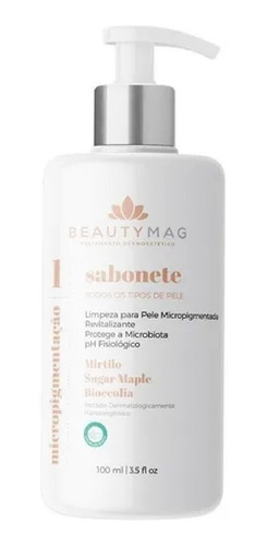 Imagem 1 de 2 de Sabonete Beauty Mag P/ Micropigmentação 100ml