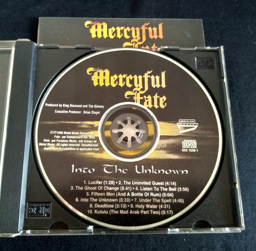 Cd Mercyful Fate - Into The Unknown (king Diamond, Bathory)