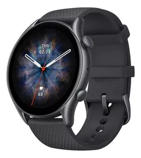 Smartwatch Amazfit Fashion Gtr 3 Pro 1.45 46mm Black A2040 Cor da caixa Infinite black Cor da pulseira Infinite black