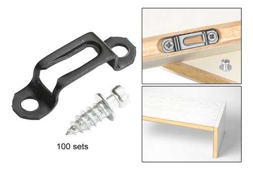 Tornillos Con Conector Invisible, 100 Veces Con Forma Semine