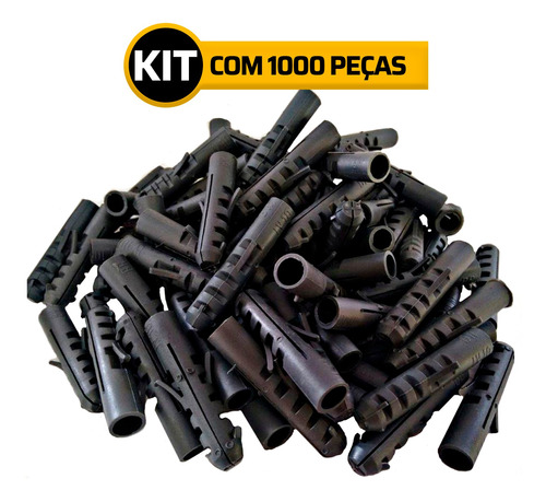 Bucha Sem Parafuso Sem Aba 8mm Kit 1000 Peças