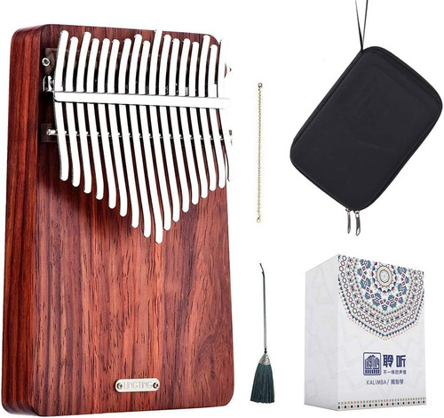 Kalimba 17 Teclas Piano De Pulgar Mbira Piano De Dedo R...