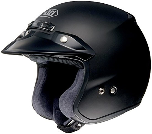 Casco De Moto Marca Shoei Color Negro Mate Talla 2xl