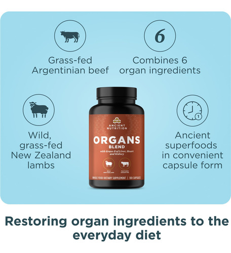 Ancient Organ Complex Capsulas 180un Apoya Salud Organos