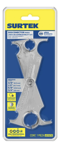 Acoplador Para Lineas De Combustible Y A/c // Surtek