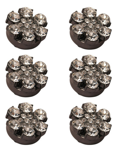 6 Uds Gemelos Camisa Botón Clips Camisa Elegante Accesorios