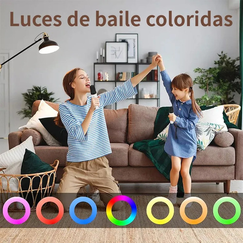 2 Micrófonos Karaoke + Bocina Bluetooth Portátil Para Niños