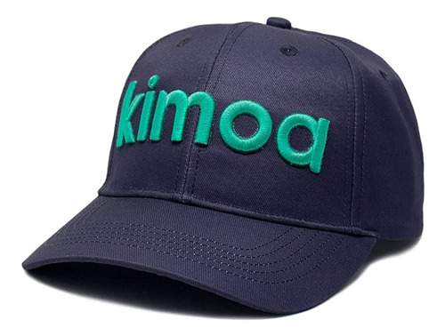 Kimoa - Plana Gorra De Béisbol, Azul, Estándar Unisex Adulto