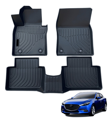 Protector Cubre Piso 5d Tpe Mazda 3 Año 2019-2023