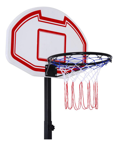 Sistema De Aro De Baloncesto Portátil Ajustable Aosom 7 Altu