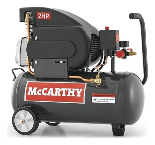 Compresor Aire Mccarthy 115psi Fl24 2hp Con Ruedas X24l