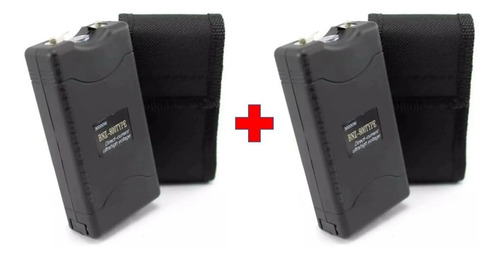 2 Paralizador Lámpara Chicharra Taser 30000 Volts Recargable