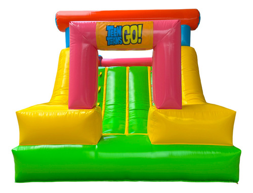 Brincolin Inflable Resbaladilla Combo Con Cubo Para Negocio