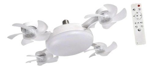 Luz De Ventilador De Techo Led 4 Cabezas De Ventilador 55cm