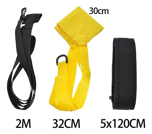 Swim Parachute Agility Speed Training Cinturón Amarillo M