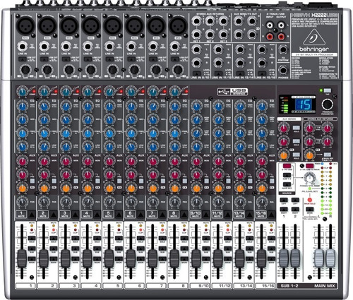 Behringer X2222usb Consola Mezcladora 22 Entrada