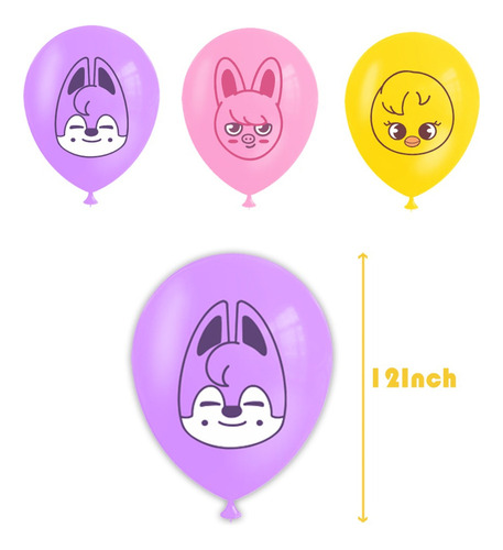 Li Straykids Set De Fiesta Decoración Cumpleaños Con Globos