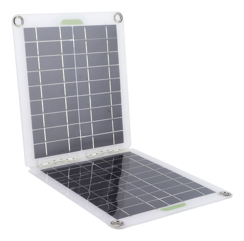 Cargador De Energía Portátil Plegable Tipo C Con Panel Solar