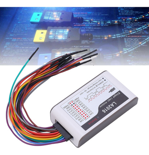 Analyzer Logic Usb 16 Canales Ch0-15 Frecuencia De Muestreo