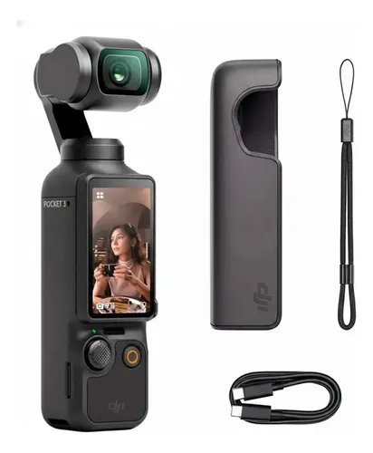 Câmera Dji Osmo Pocket 3 Standard Br - Dji209 Cor Preto | Frete grátis