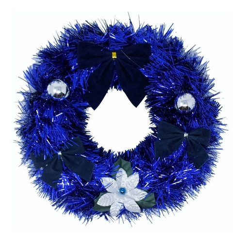 Corona Navidad 20 Cm Decorada #632