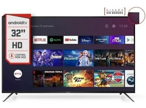 Imagen 2 de 3 de Smart Tv Hd 32 Pulgadas Hitachi Le32smart21 Android Tv