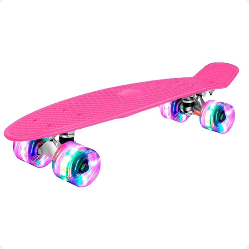 Skate Penny Board Patineta Mini Longboard Rueda Con Luz Abec