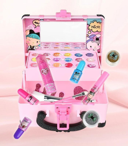 L Kit De Maquiagem Completo Para Crianças Little Princess.