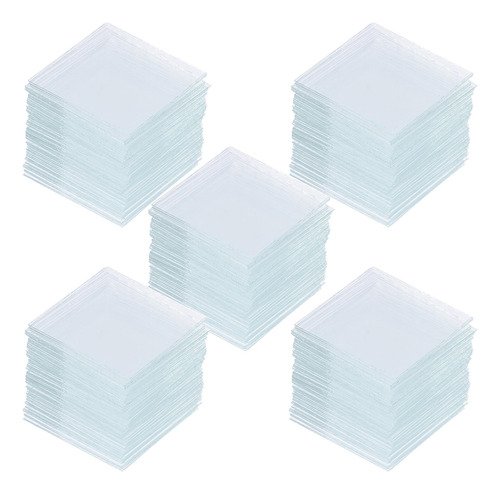 Carátulas Para Microscopio, 500 Unidades, Cubiertas Para Mic