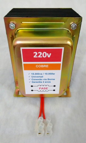 Conversor De Voltagem 110v 220v 15000va Em Cobre