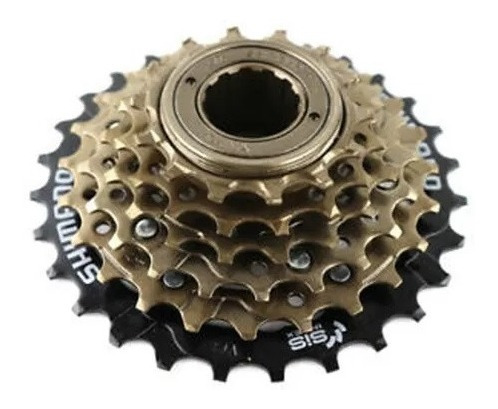 Imagen 3 de 3 de Piñon Shimano 6 Velocidades Atornillado Mf-tz500-6 14/28
